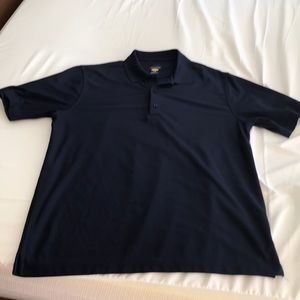 Greg Norman Navy Blue Play Dry Golf Polo